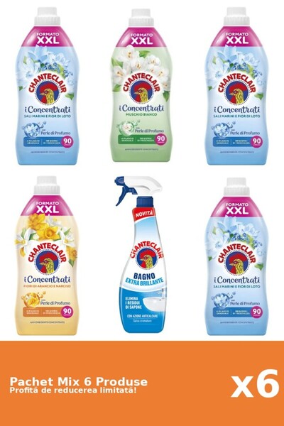 Chanteclair Set 6 Chanteclair Mix: 5 Conditioner, 1 Anti-limescale