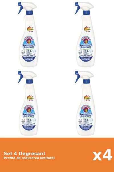 Chanteclair Set 4 Degresant Bicarbonat, 600 ml