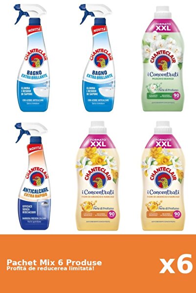 Chanteclair Set 6 Mix Chanteclair: 3 Anticalcar, 3 Balsam