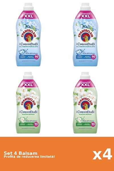 Chanteclair Set 4 Chanteclair Balm: 2xLotus, 2xWhite Musk