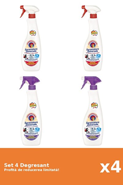 Chanteclair Set of 4 Chanteclair Degreaser: 2xMarseille, 1xWhite Musk, 1xLave...