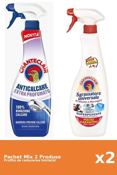 Chanteclair Set 2 Chanteclair Mix: 1 Anti-limescale, 1 Degreaser