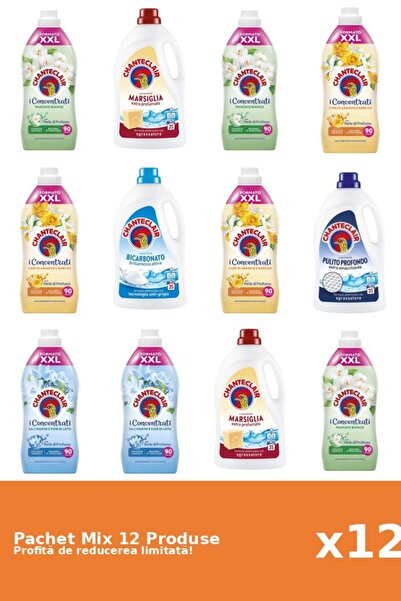 Chanteclair Set 12 Mix Chanteclair: 8 Conditioner, 4 Detergent