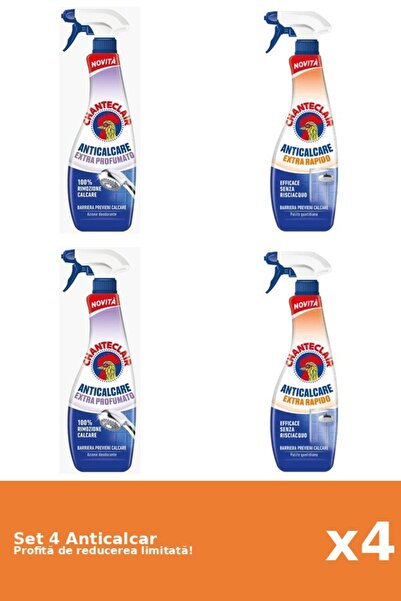 Chanteclair Set 4 Anticalcar Chanteclair: 2xParfumat, 2xRapid