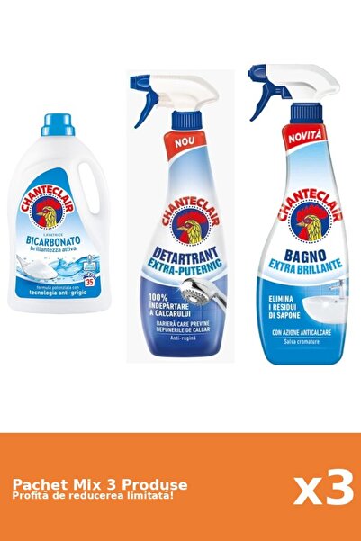 Chanteclair Set 3 Mix Chanteclair: 1 Detergent, 2 Anticalcar
