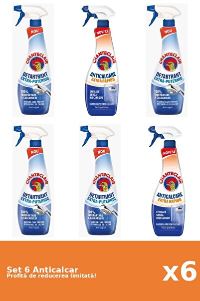 Chanteclair Set 6 Anticalcar Chanteclair: 4xPuternic, 2xRapid