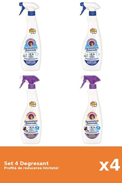 Chanteclair Set of 4 Chanteclair Degreaser: 2xBicarbonate, 2xWhite Musk