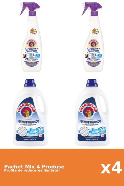 Chanteclair Set 4 Mix Chanteclair: 2 Degresant, 2 Detergent