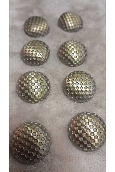 ILCARE فرشاة معدنية برونزية للزر 38 مقاس 24 مم 8 قطع