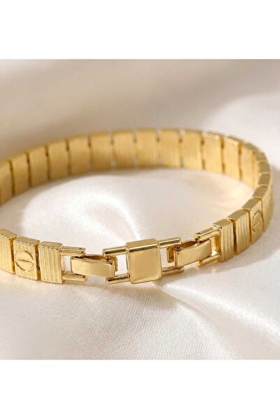 Handmade Premium Modern Unisex Bracelet - Full Gold -