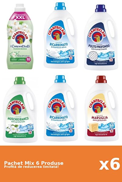 Chanteclair Set 6 Mix Chanteclair: 1 Conditioner, 5 Detergent