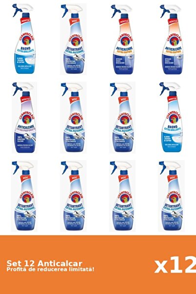 Chanteclair Set 12 Anticalcar Chanteclair: 2xClasic, 7xPuternic, 2xRapid, 1xP...