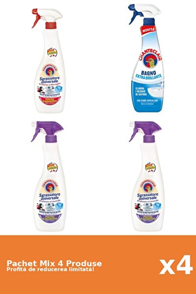 Chanteclair Set 4 Mix Chanteclair: 3 Degresant, 1 Anticalcar