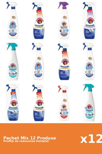 Chanteclair Set 12 Mix Chanteclair: 7 Degresant, 5 Anticalcar