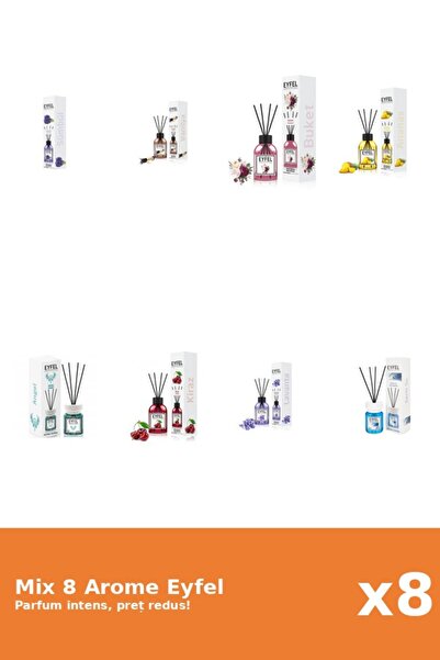 Eyfel Set 8 Mix Variat: 8 arome