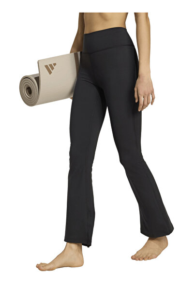 adidas Jw7667 Allme Ess Flare Black Plain Women's Leggings