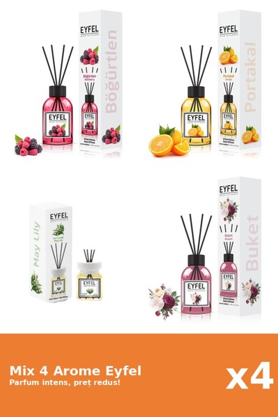 Eyfel Set 4 Mix Eyfel: 1x Bouquet, 1x Fructe De Padure, 1x Lacramioare, 1x Po...