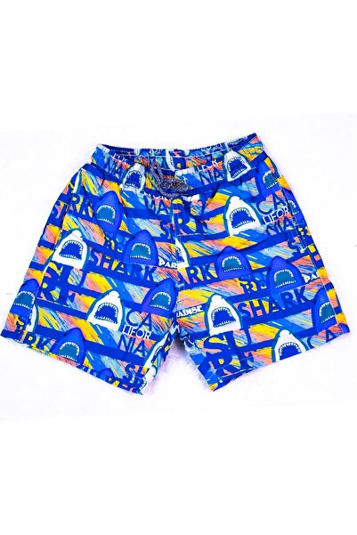 OBJE Boy's Digital Shark Printed Shorts