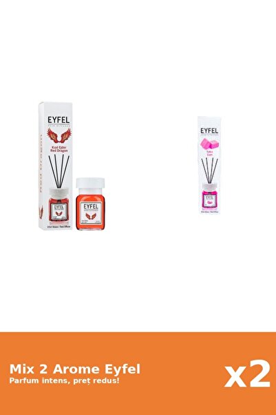 Eyfel Set 2 Mix Eyfel: 1x Bubble Gum, 1x Red Dragon