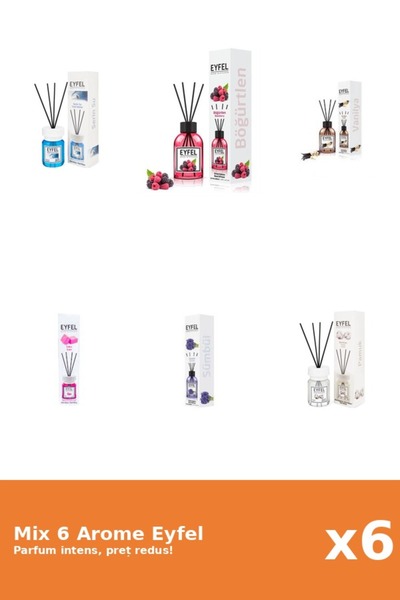 Eyfel Set 6 Mix Variat: 6 arome