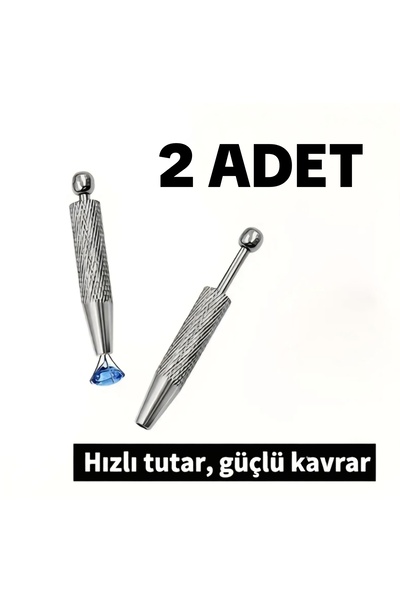 Beauty Box 2 Adet Hassas Uçlu Takı Cımbızı - Boncuk Tutucu - 4 Tırnaklı Manye...