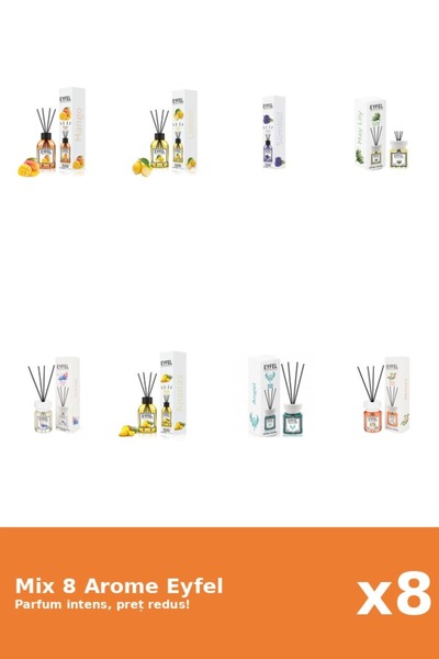 Eyfel Set 8 Mix Variat: 8 arome