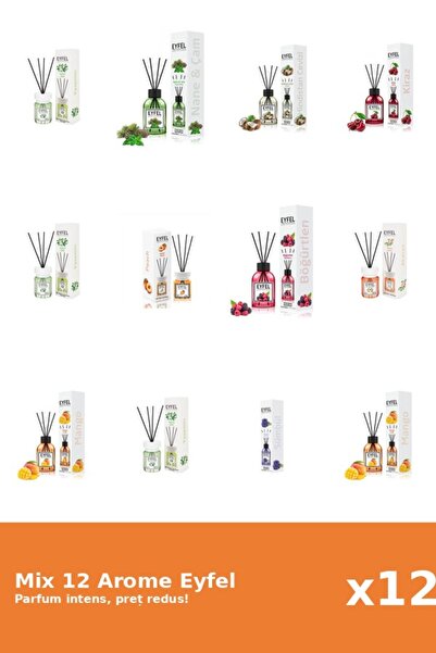 Eyfel Set 12 Mix Variat: 9 arome
