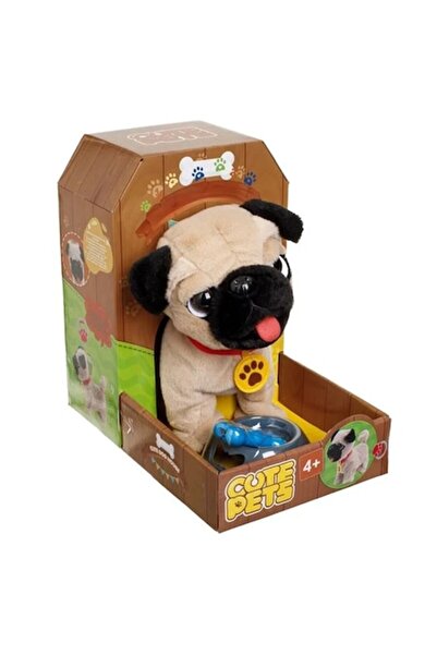 ELITECOMMERCEMARKET Câine maro interactiv cu sunet și mișcare