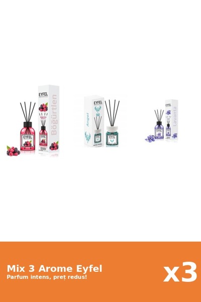 Eyfel Set 3 Mix Eyfel: 1x Angel, 1x Fructe De Padure, 1x Lavanda