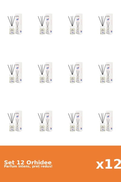 Eyfel Set 12 Odorizant Orhidee, 120 ml