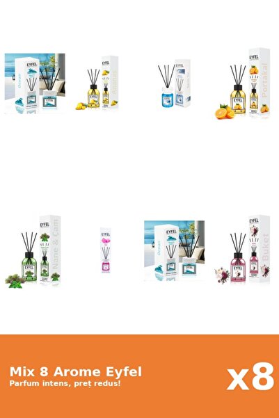 Eyfel Set 8 Mix Variat: 7 arome