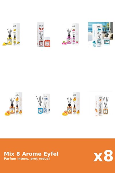 Eyfel Set 8 Mix Variat: 7 arome