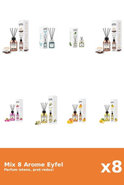 Eyfel Set 8 Mix Variat: 7 arome