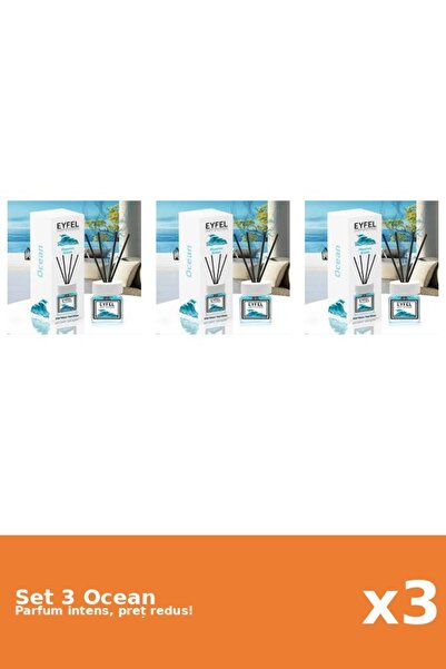 Eyfel Set 3 Odorizant Ocean, 120 ml