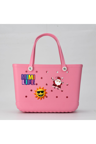 NON XL EVA Beach Tote Bag – Waterproof Summer Pool &Travel Tote with Inner Po...