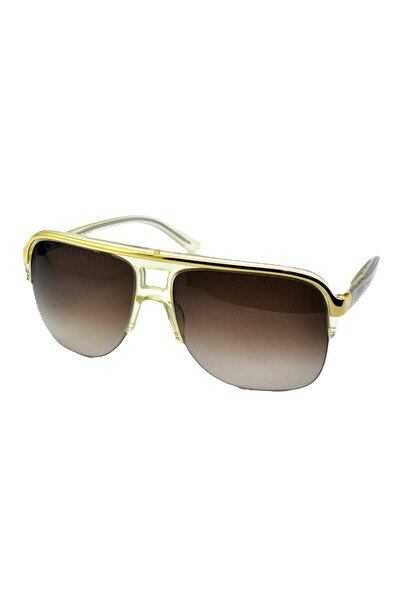 Sama Fly 63 Mbe Gold Brown Gradyan Gold Brown Men's Sunglasses