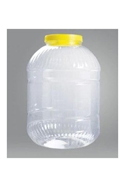 markentegra 10 Litre Kapaklı Şeffaf Gövde Turşu Bidonu