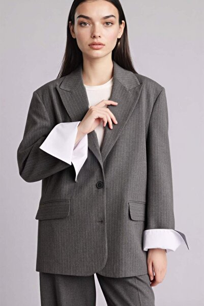 DeFacto Oversized Jacket Lapel Blazer Jacket G8900Ax26Sp
