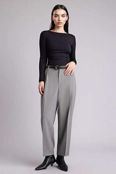 DeFacto Παντελόνι Carrot Fit με διπλές τσέπες και ψηλόμεσο ίσιο μπατζάκι G783...