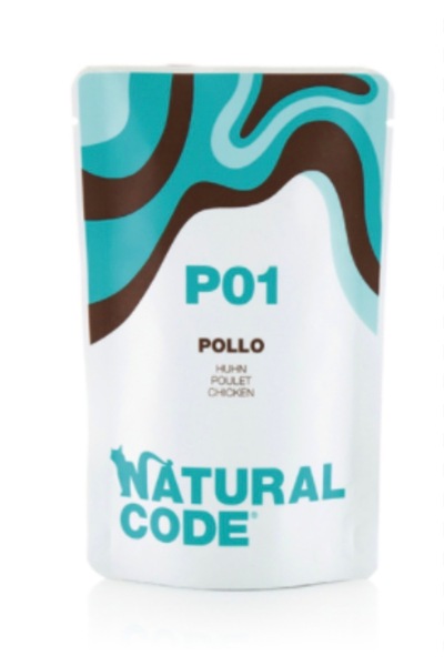 Natural ظرف طعام رطب للقطط من العلامة التجارية ناتشرال بنكهة الدجاج (موديل P01).