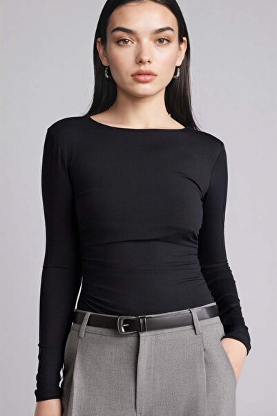 DeFacto Slim Fit Crew Neck Long Sleeve T-Shirt G9201Ax26Sp