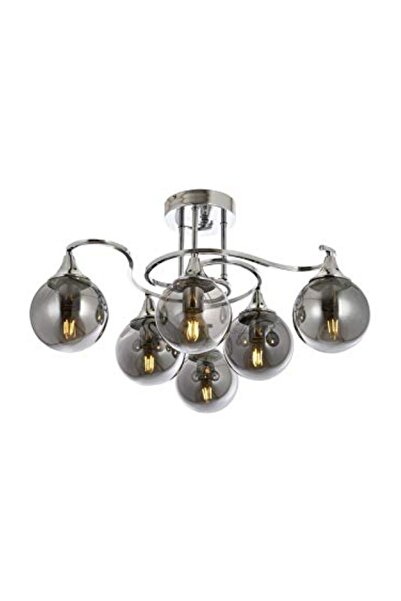 markentegra Modern Avize - Krom Kaplama, E27 Duy, 55 cm