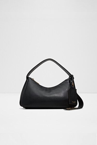 Aldo CCHARLAUTTE - Kadın Suni Deri Siyah Üstten Fermuarlı Kapama Orta Boy Çanta