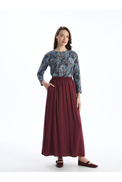 LC Waikiki Peak New Season Elastic Waist Women's Skirt