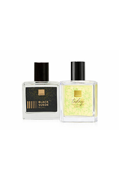 AVON Set TTA Today pentru ea 30 ml si Black Suede Real 30 ml pentru el