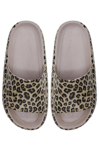 OBJE Women's Leopard Film Zenne Slippers