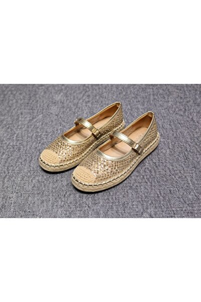 mothers dream Sparkle Mary Jane Espadrille Flats