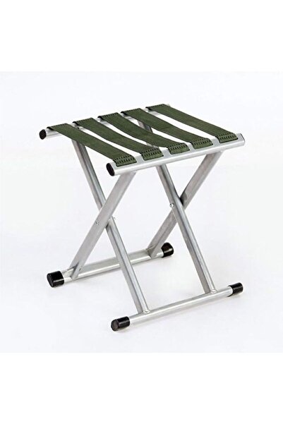 NO BRAND كرسي تخييم قابل للطي مصنوع من أنابيب فولاذية | كرسي رياضي خارجي شديد...