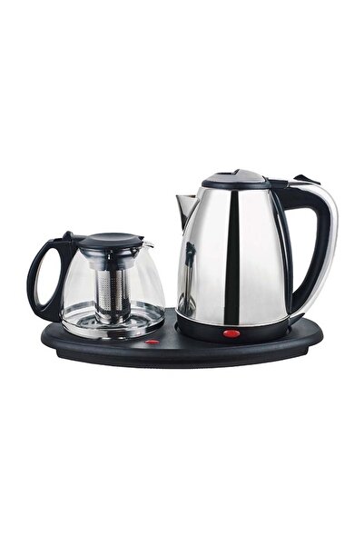 NO BRAND 1800W 220V 2-in-1 Electric Kettle &Tea Maker with Tray, Automatic Sh...