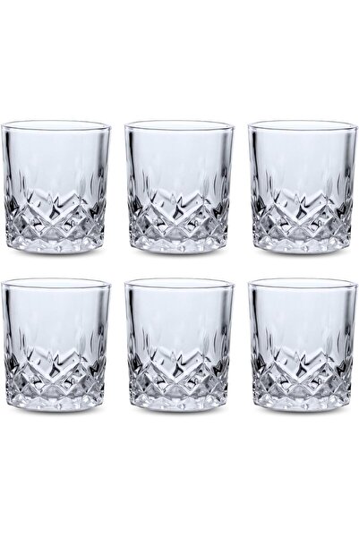Feelings 6 PCS Glass Tumbler Set by Addox Premium Drinking Glasses 240ml (Aqu...